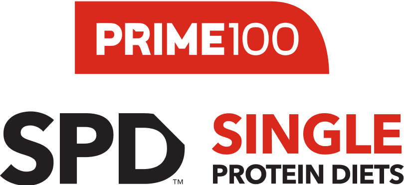 Prime100<br>Single Protein Diets logo