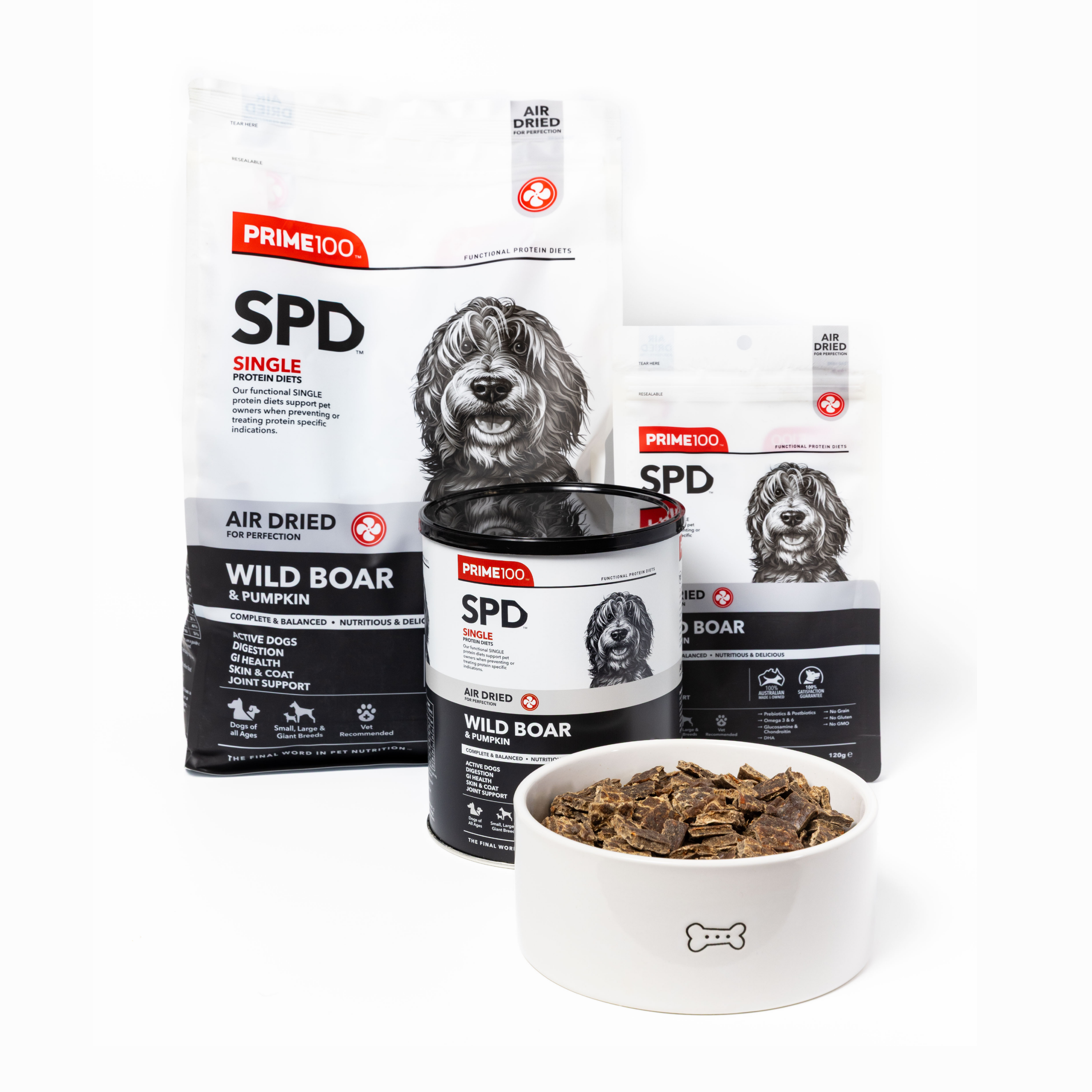 SPD™ Air Dried Wild Boar & Pumpkin 2.2kg | Prime100