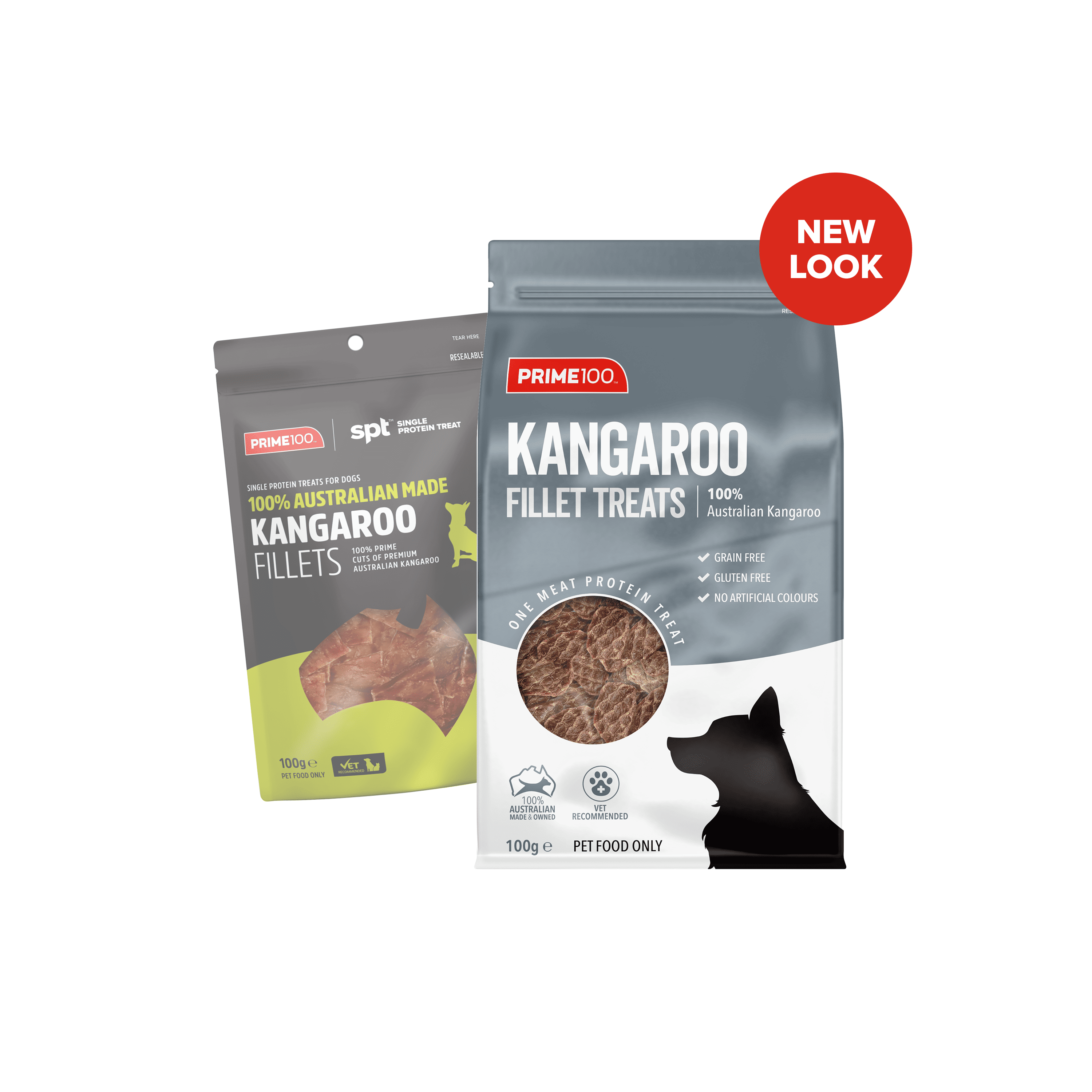 Prime100 Kangaroo Fillet Treats 100g