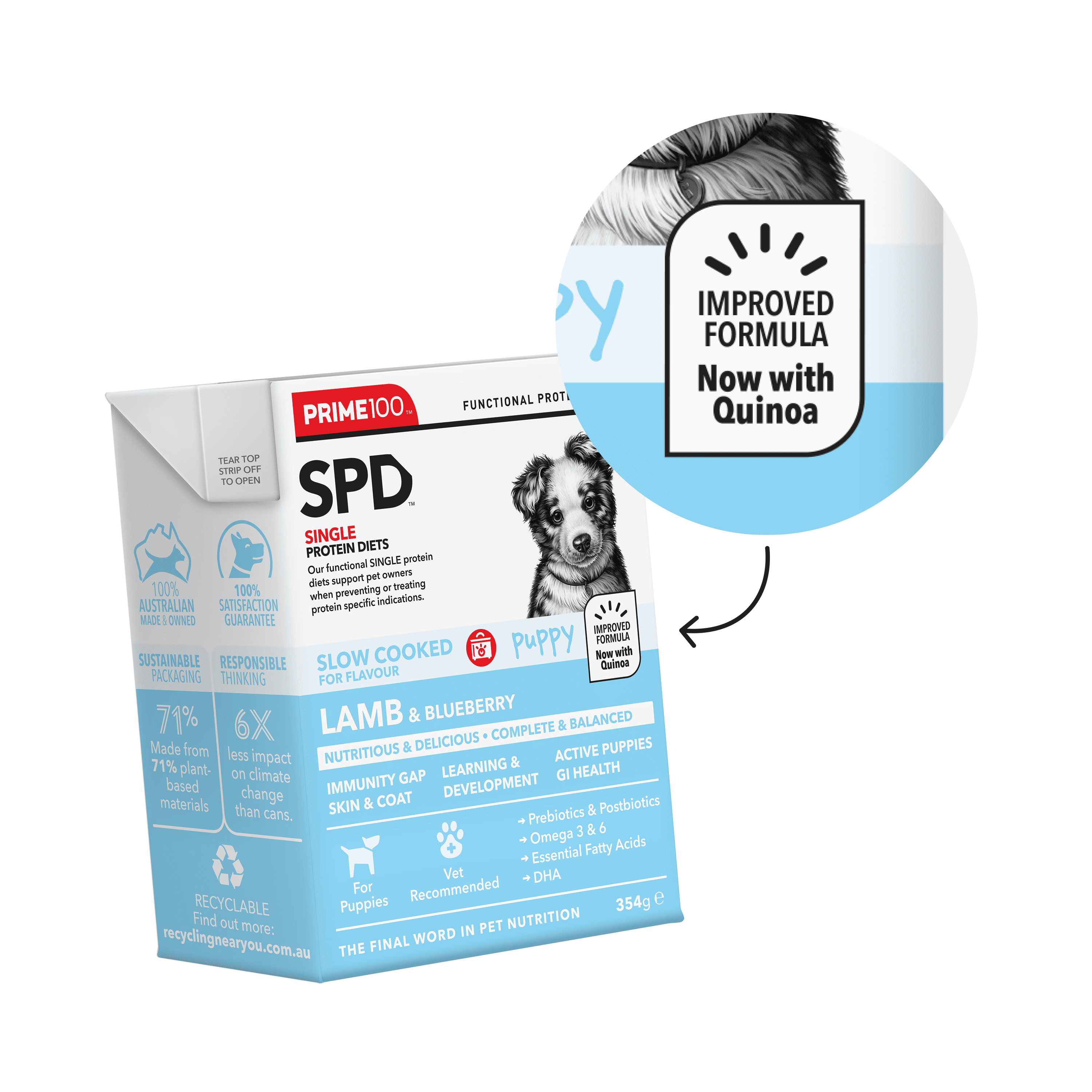SPD Slow Cooked Dog Food | Prime100