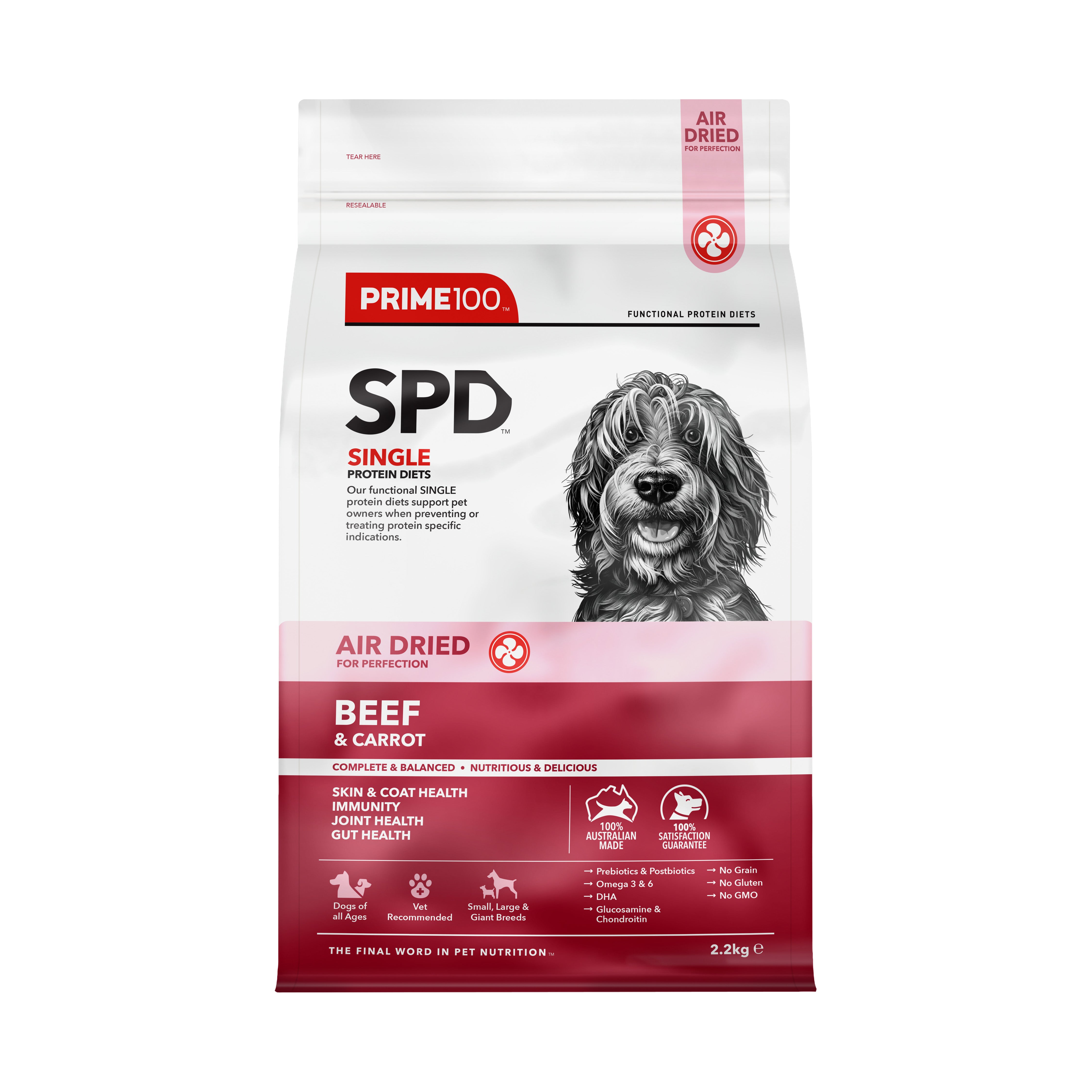SPD™ Air Dried Beef & Carrot 2.2kg