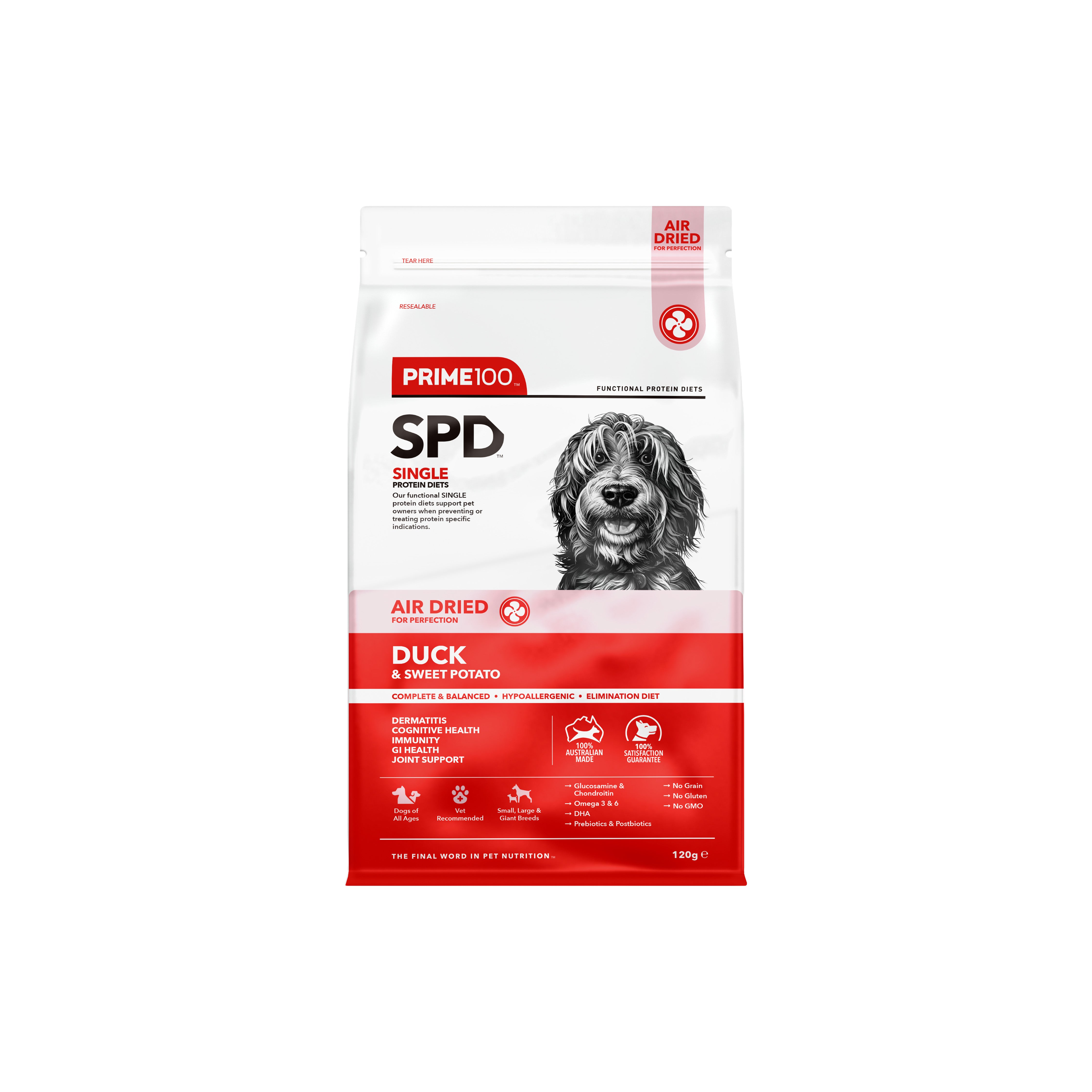 SPD™ Air Dried Duck & Sweet Potato 120g