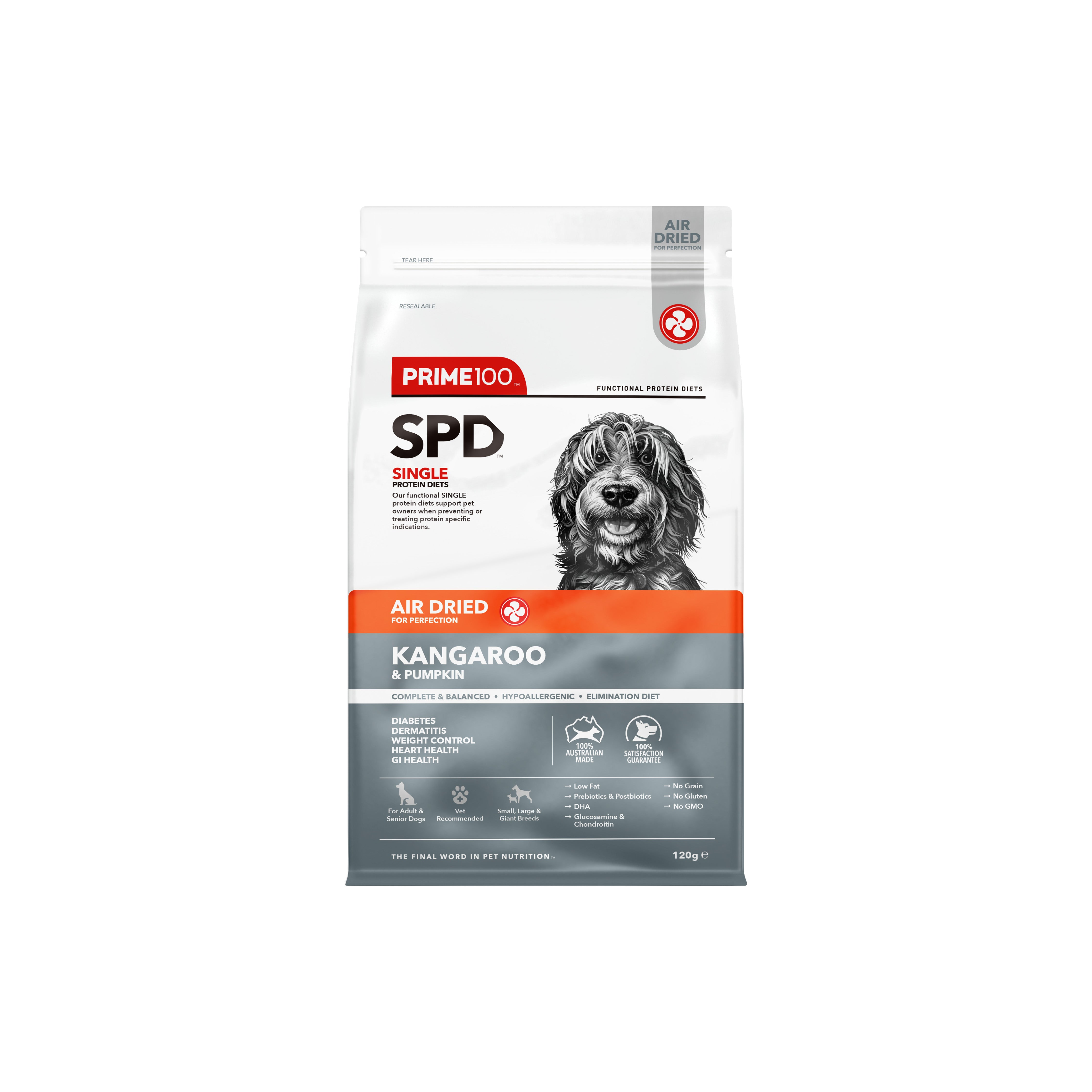SPD™ Air Dried Kangaroo & Pumpkin 120g