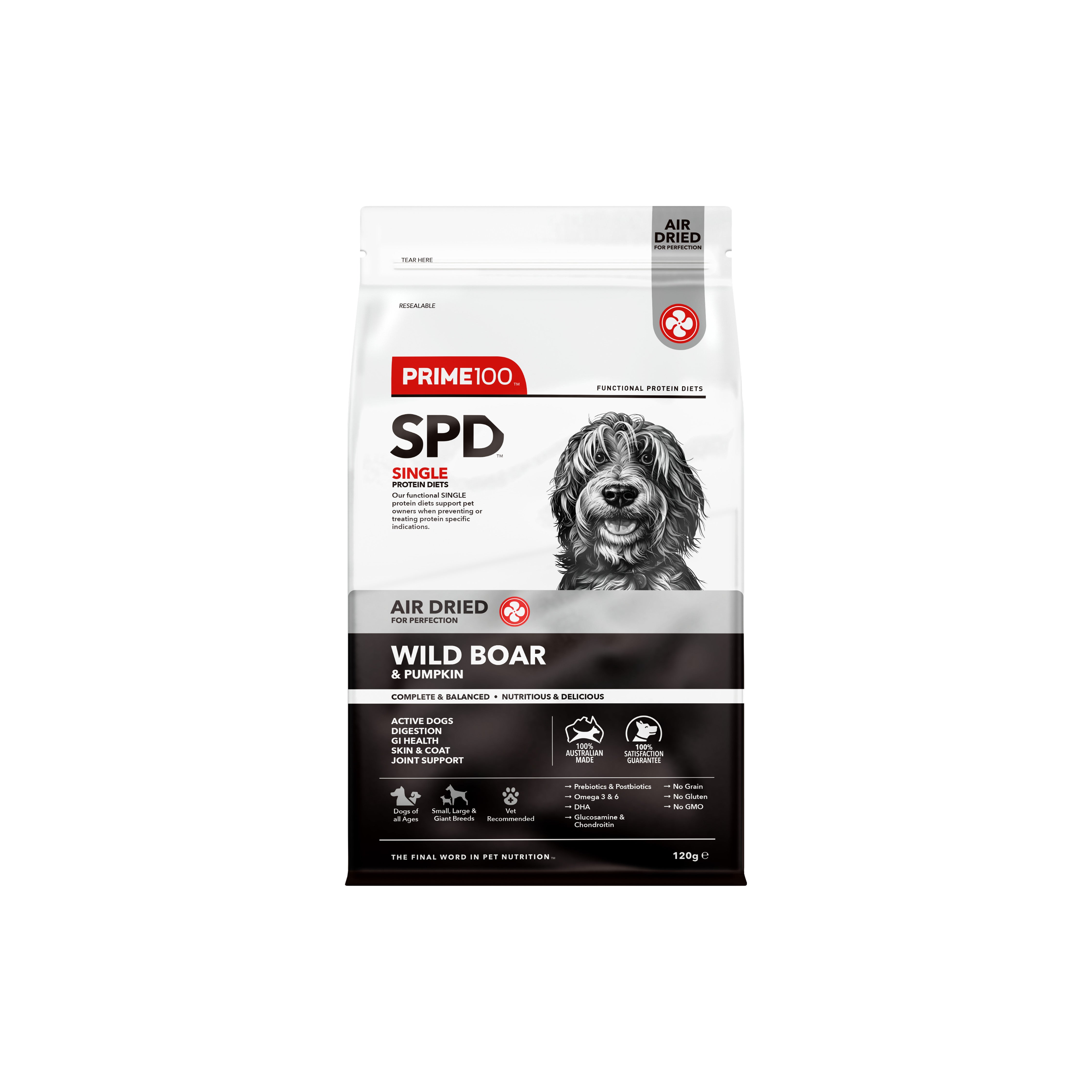 SPD™ Air Dried Wild Boar & Pumpkin 120g