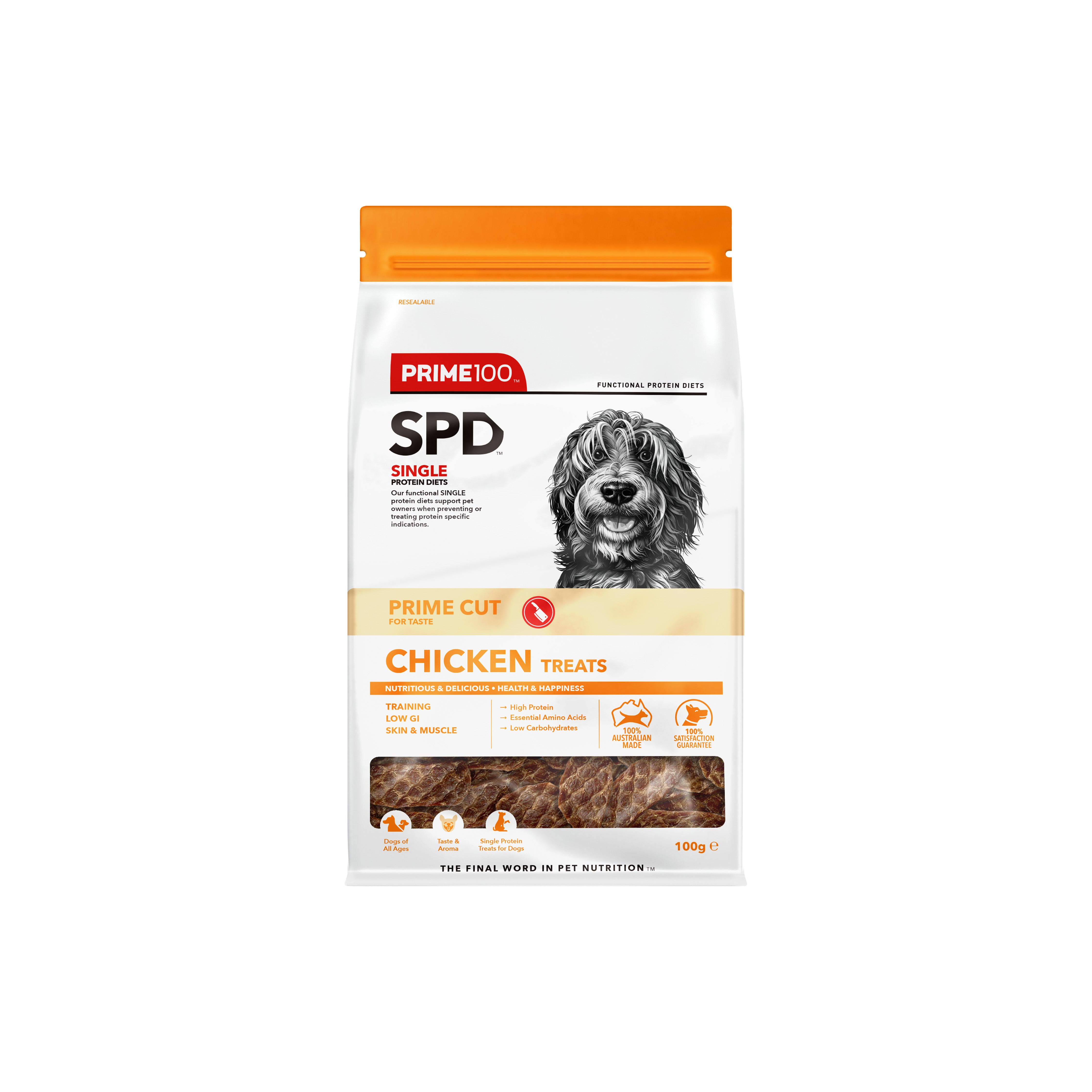 SPD™ Prime Cut Chicken Treats 100g