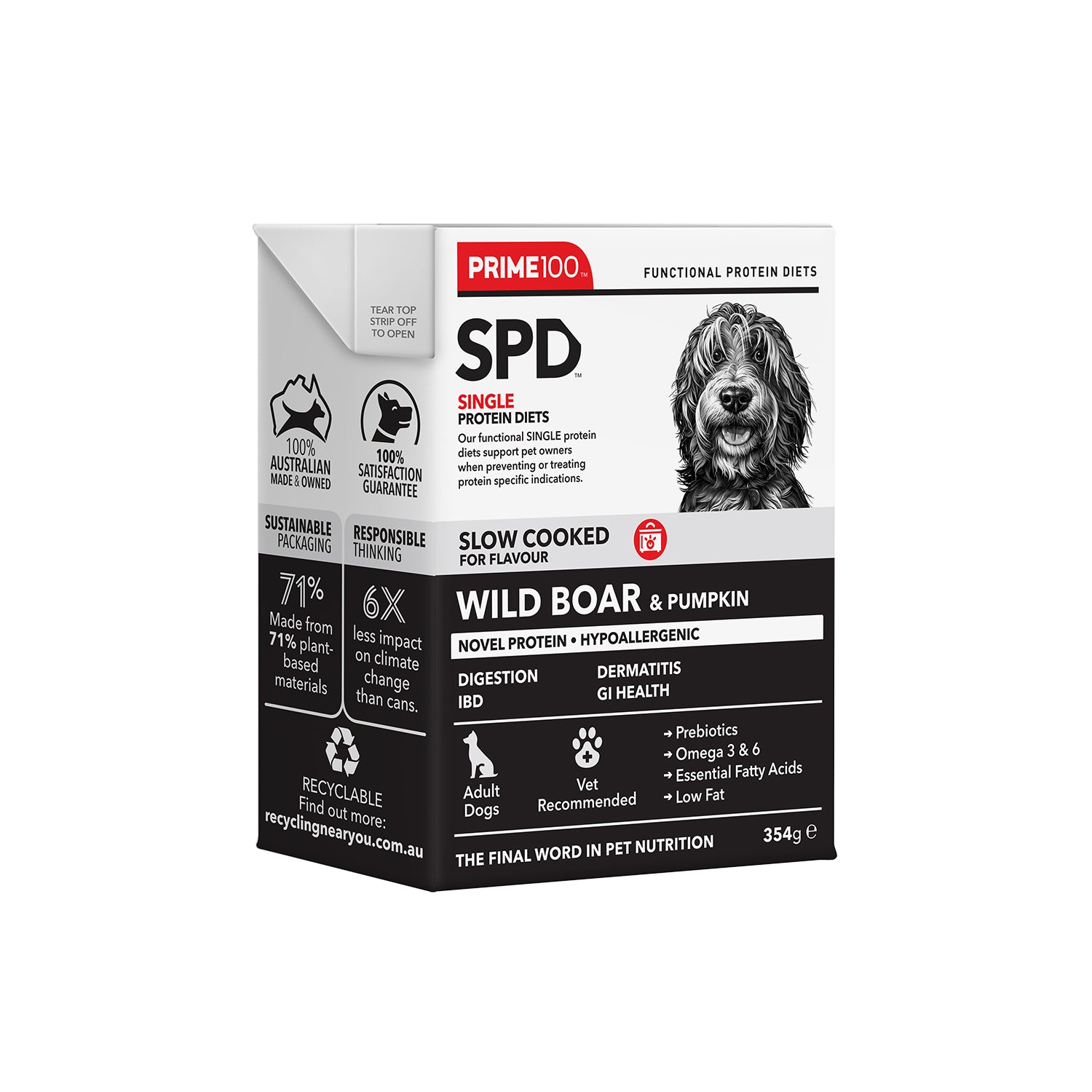 SPD™ Slow Cooked Wild Boar & Pumpkin 354g