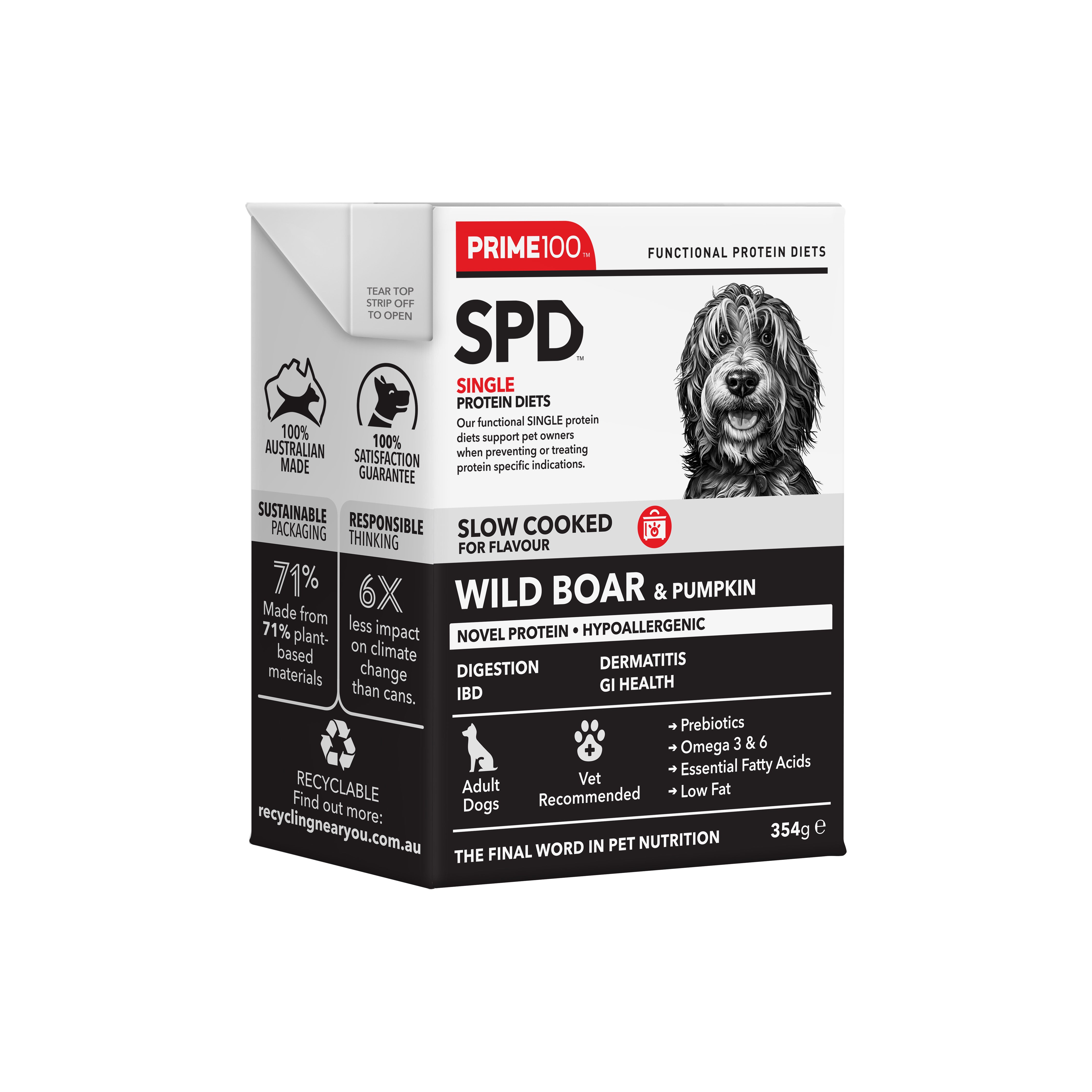 SPD™ Slow Cooked Wild Boar & Pumpkin 354g